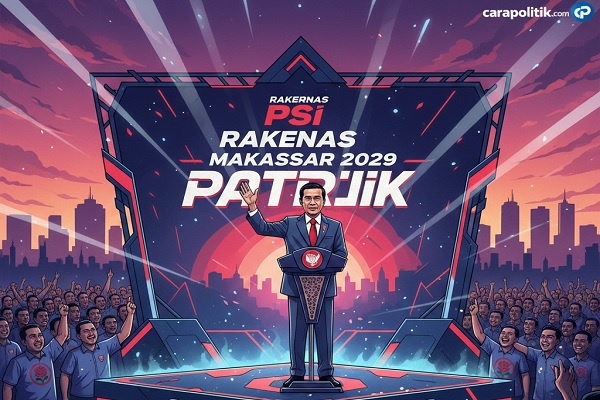 Ilustrasi for Jokowi Panggung Khusus di Rakernas PSI Makassar, Patron Politik 2029 Ditegaskan. (Gambar: Gemini/Carpol)